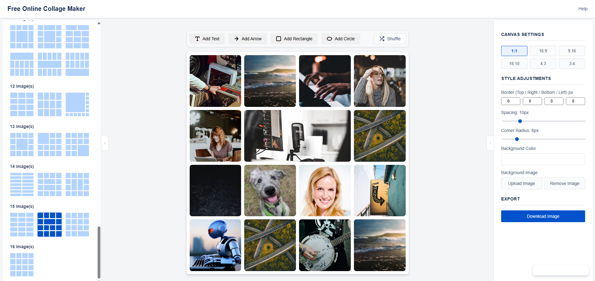 Zoom, pan, and drag adjustments in layout mode
